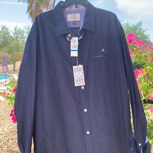 Flag & Anthem Men’s Navy Blue Long Sleeved Shirt